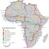 Mapa de carreteras de África