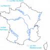 Mapa hidrográfico de Francia