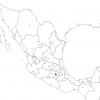 Mapa mudo de México