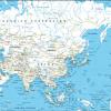 Mapa de carreteras de Asia