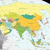 Mapa político de Asia