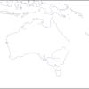 Mapa mudo de Oceanía