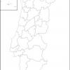 Mapa mudo de Portugal