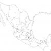 Mapa mudo de México