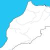 Mapa mudo de Marruecos